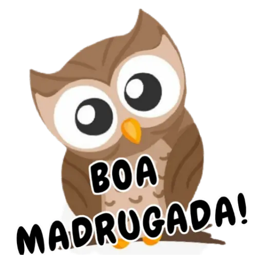 Figurinha: Coruja da Boa Madrugada