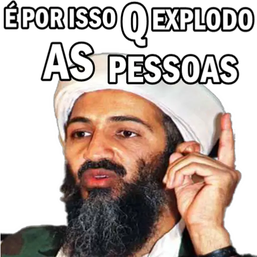 Figurinha: É por isso que eu explodo as pessoas