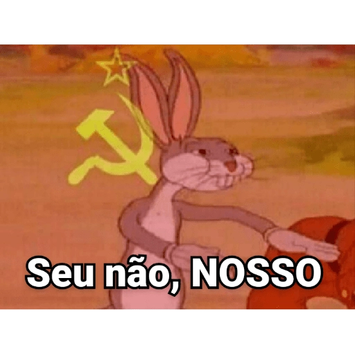 Figurinha: Bugs Bunny Comunista