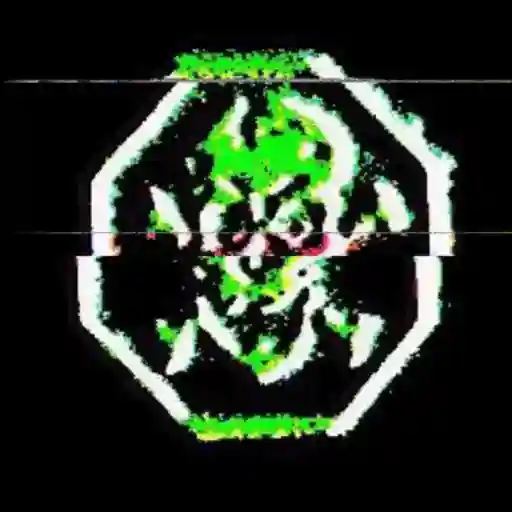 Figurinha: Logo Animado com Glitch
