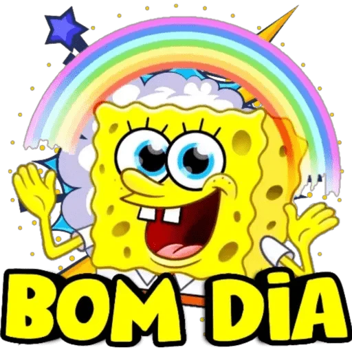 Figurinha: Bob Esponja Bom Dia