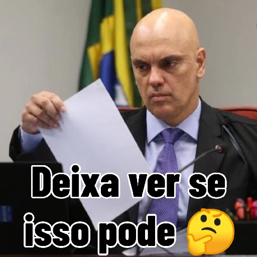 Figurinha: Moraes: Deixa ver se isso pode