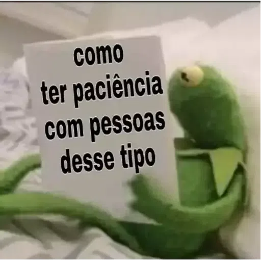 Figurinha: Como ter paciência com pessoas