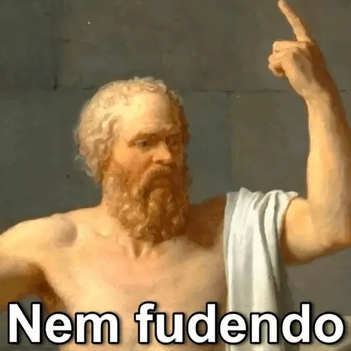 Figurinha: Sócrates: Nem fudendo