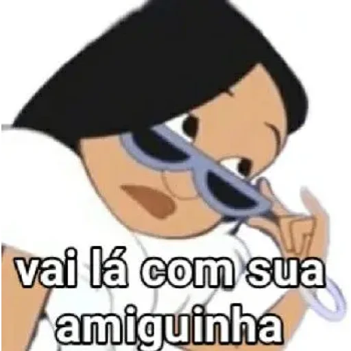 Figurinha: Penny Proud "Vai lá com sua amiguinha"