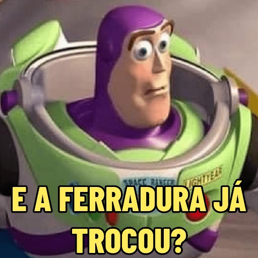 Figurinha: Buzz Lightyear: E a ferradura?
