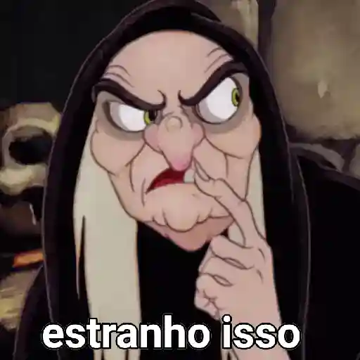Figurinha: Bruxa estranha