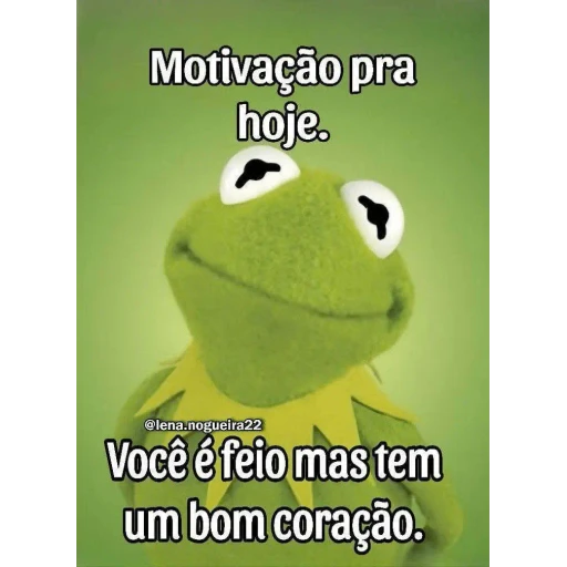 Figurinha: Motivação pra hoje.