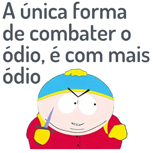 Figurinha: Cartman: Odeio com ódio