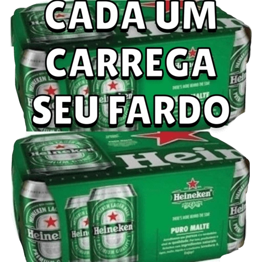 Figurinha: Cada um carrega seu fardo