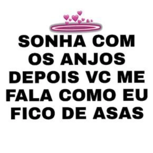 Figurinha: Sonha com os anjos