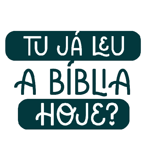 Figurinha: Você já leu a Bíblia hoje?