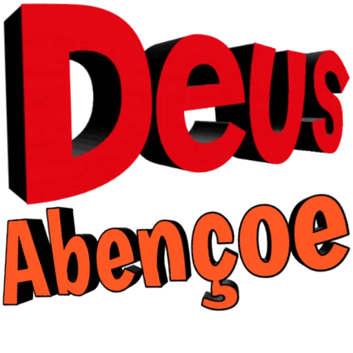 Figurinha: Deus Abençoe