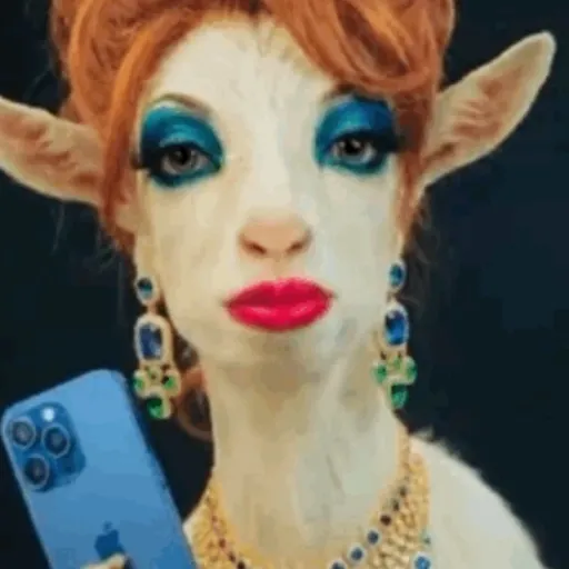 Figurinha: Cabra Fashion