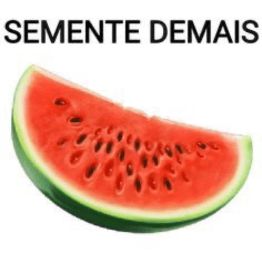 Figurinha: Melancia Semente Demais