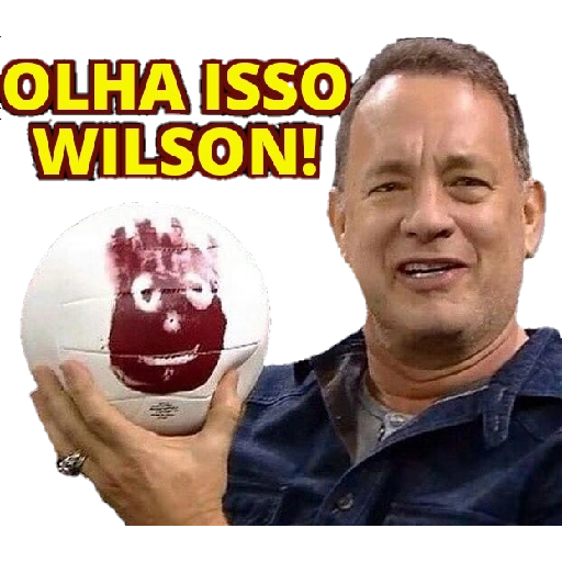 Figurinha: Olha isso Wilson!
