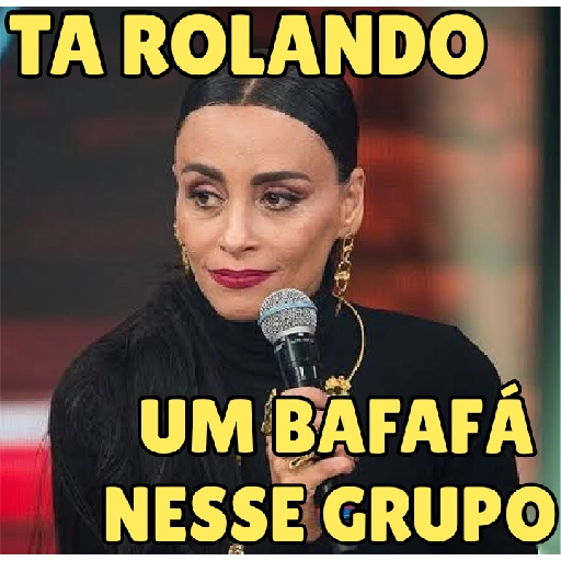 Figurinha: Ta rolando um bafafá