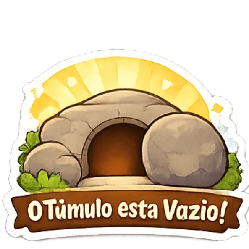 Figurinha: O Túmulo está Vazio!