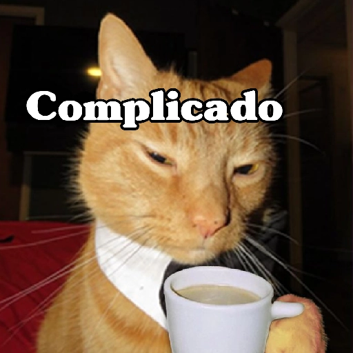 Figurinha: Gato Complicado