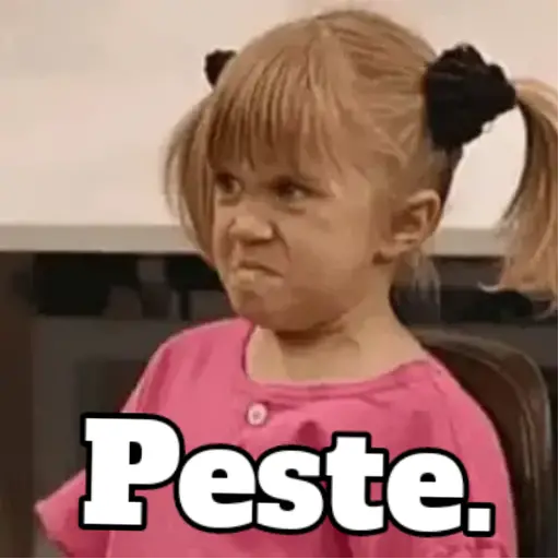Figurinha: Michelle Tanner Peste