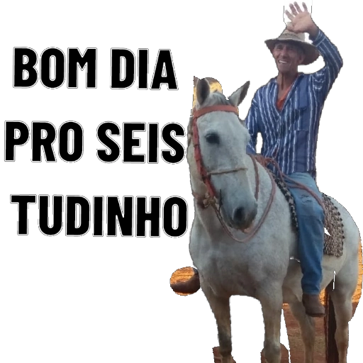Figurinha: Bom dia pro seis tudinho