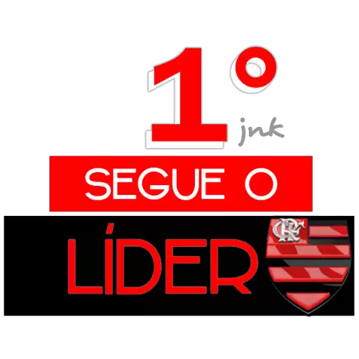 Figurinha: Flamengo 1º Lugar