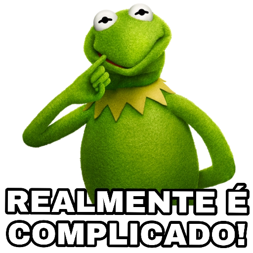 Figurinha: Kermit O Sapo Realmente Complicado