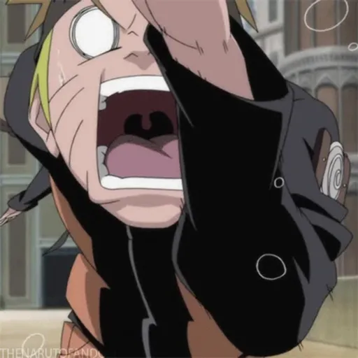 Figurinha: Naruto Gritando