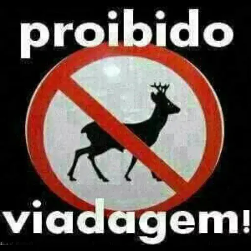 Figurinha: Proibido Viadagem