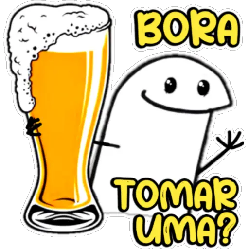 Figurinha: Bora tomar uma?