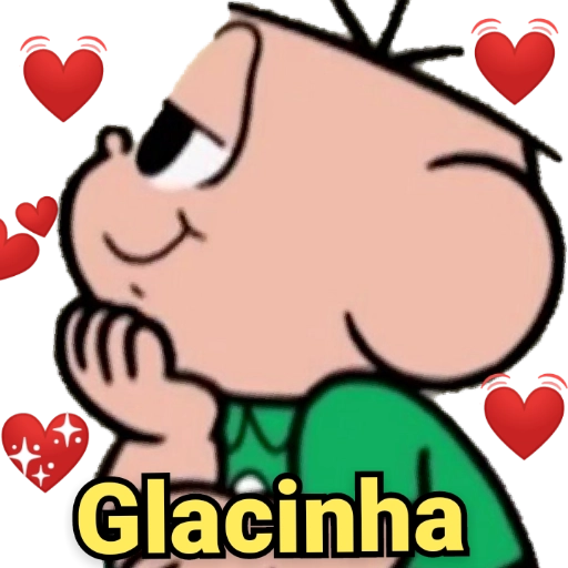 Figurinha: Glacinha apaixonado