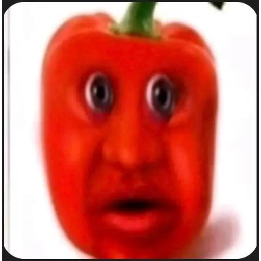 Sticker: Scared Bell Pepper