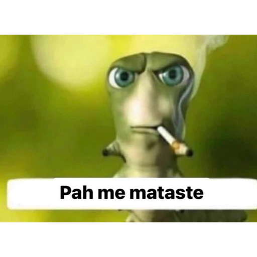 Figurinha: Lesma fumando