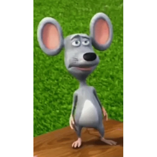 Figurinha: Rato dançando pixado