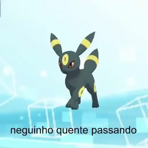 Figurinha: Neguinho quente passando