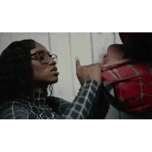 Figurinha: Spider-Woman e Homem-Aranha