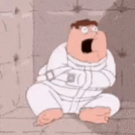 Sticker: Peter Griffin volviéndose loco