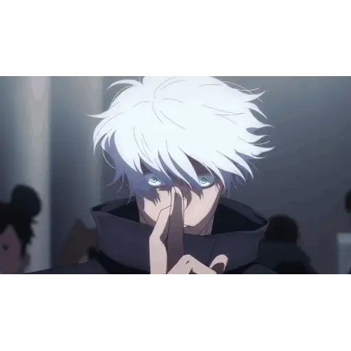 Figurinha: Gojo Satoru Shushing