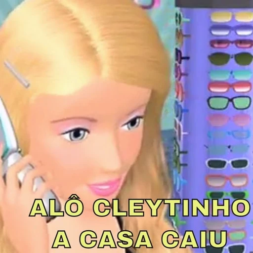 Figurinha: Alô Cleytinho, a casa caiu