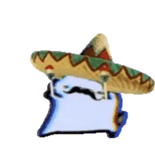Sticker: Personaje mexicano bailando