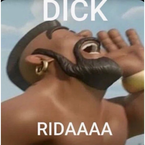 Figurinha: Hog Rider Dick Ridaaaa