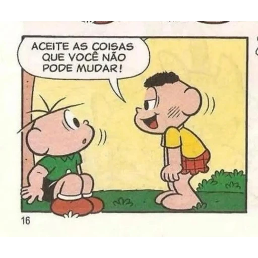 Figurinha: Cebolinha e Cascão