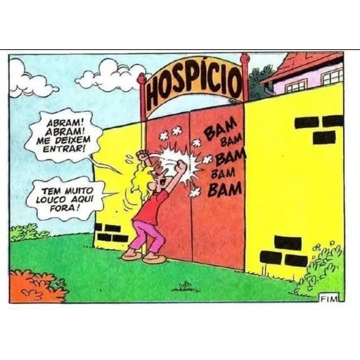 Figurinha: Hospício