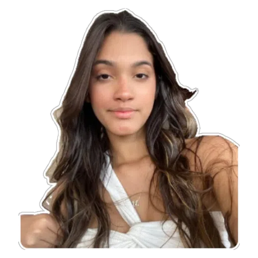 Sticker: Sticker de joven mujer