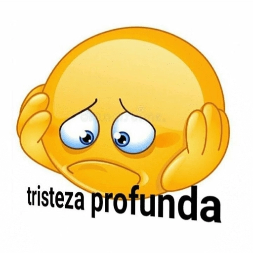 Figurinha: Tristeza profunda