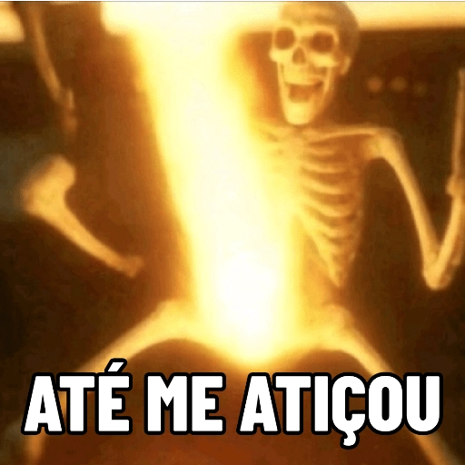 Figurinha: Até me atiçou