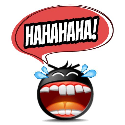 Figurinha: HAHAHA, Emoji Rindo Muito