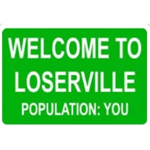 Sticker: Welcome to Loserville