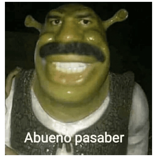 Figurinha: Shrek Abueno Pasaber