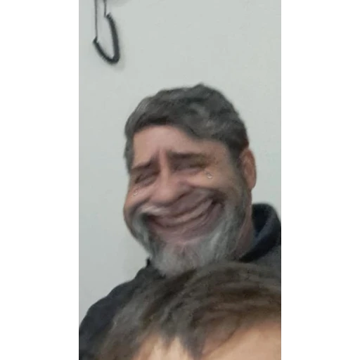 Sticker: Hombre riendo